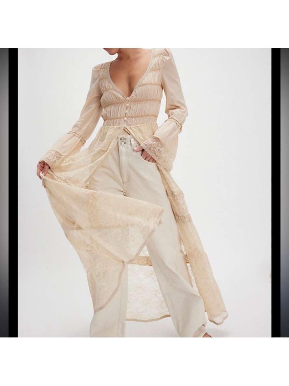 Free People Sweet Saloon Maxi Dress